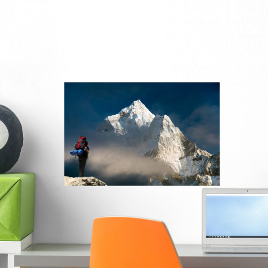 Evening Ama Dablam with Wall Decal