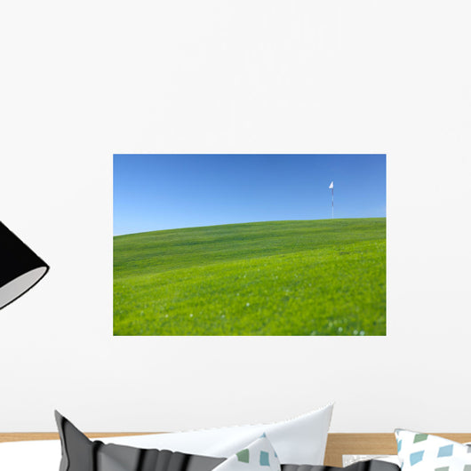 Flag Golf Field Wall Decal