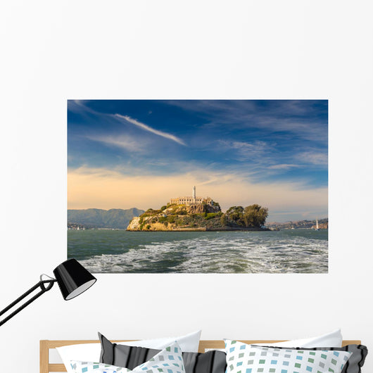 Alcatraz Island in San Francisco Wall Mural
