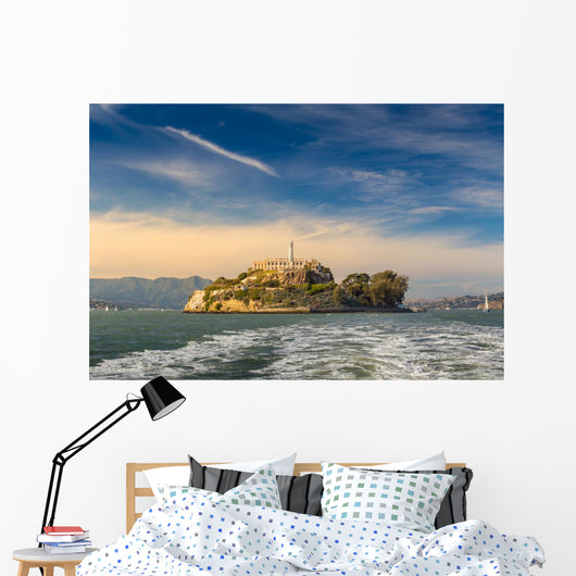 Alcatraz Island in San Francisco Wall Mural