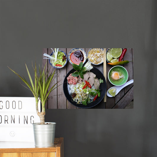 Pho Vietnamese Rice Noodles Wall Decal