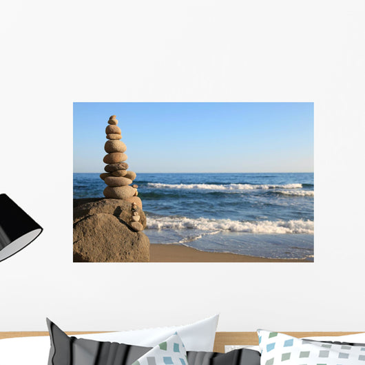 Zen Harmonious Beach Wall Decal
