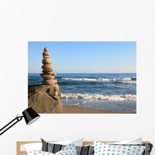 Zen Harmonious Beach Wall Decal
