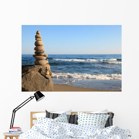 Zen Harmonious Beach Wall Decal