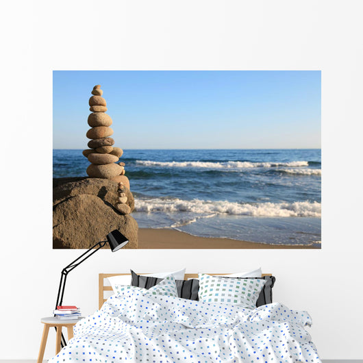 Zen Harmonious Beach Wall Decal