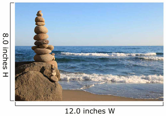 Zen Harmonious Beach Wall Decal