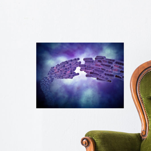 Bacterium Colony Wall Decal