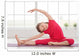 Little Girl Making Gymnastics Wall Decal