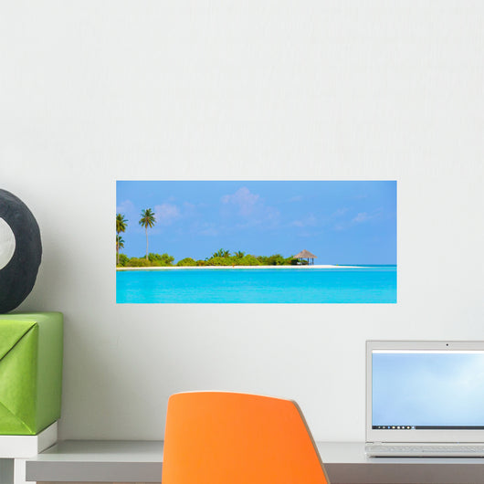 Perfect Island with White Wall Decal