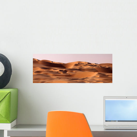 Abu Dhabi Dune's Desert Wall Decal Panoramic Wall Decal