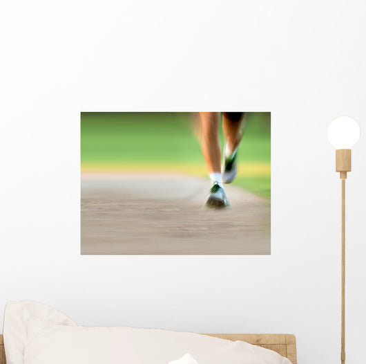 Up Runner's Legs Park Wall Decal