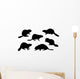 Beaver Silhouettes Wall Stickers Wall Decal