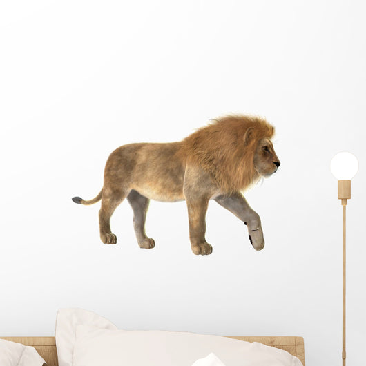 Male Lion Wall Decal