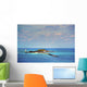 Astonishing Islet with Lighthouse Wall Decal