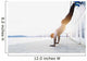 Young athlete is doing vertical push ups Wall Mural