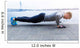 Young athlete is doing push ups Wall Mural