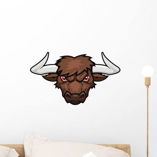 Bull S Head Wall Decal