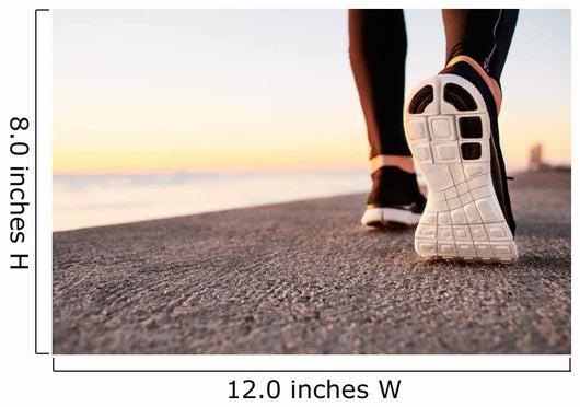 Runner Man Feet Running Wall Decal