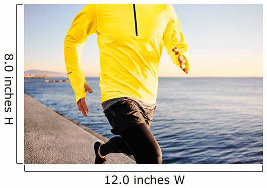 Running Man Male Runner Wall Decal