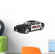 Sporty Police Car Wall Decal