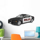 Sporty Police Car Wall Decal