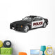 Sporty Police Car Wall Decal