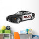 Sporty Police Car Wall Decal