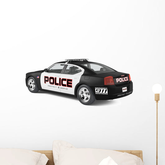 Police car Wall Decal
