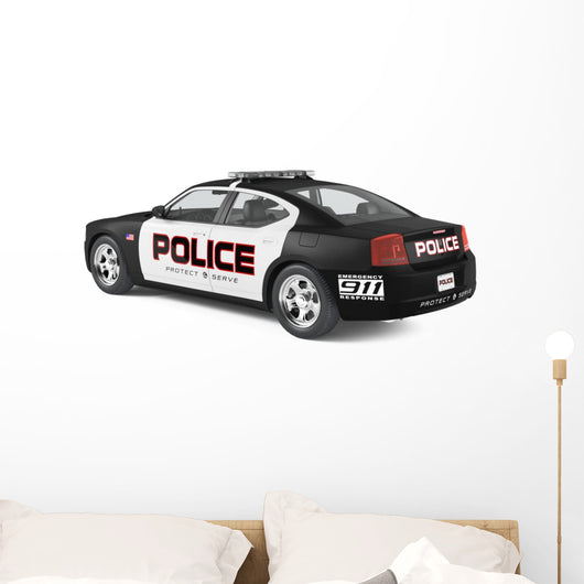 Police car Wall Decal