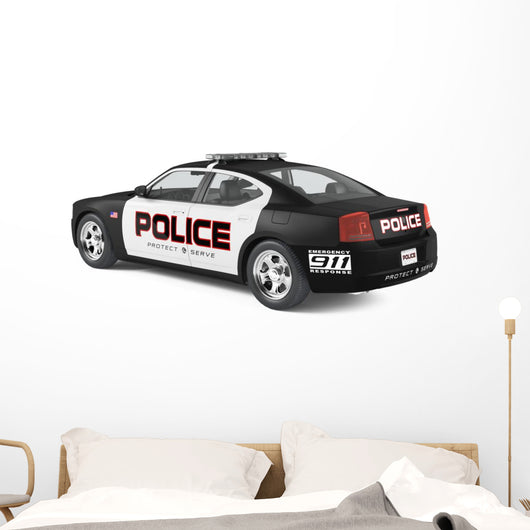 Police car Wall Decal