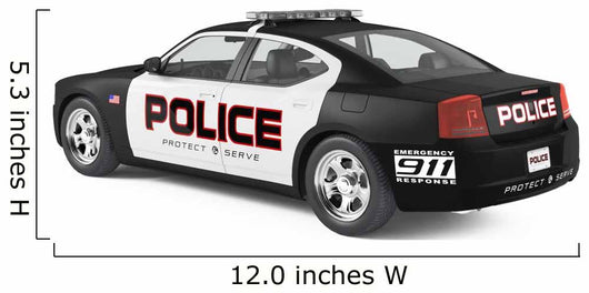 Police car Wall Decal