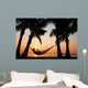 Woman Hammock Beach Wall Decal