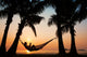 Woman Hammock Beach Wall Decal