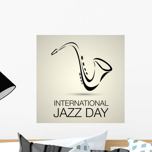 International Jazz Day Vector Wall Decal