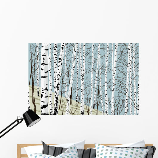 Birchwood Spring Wall Decal