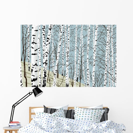 Birchwood Spring Wall Decal