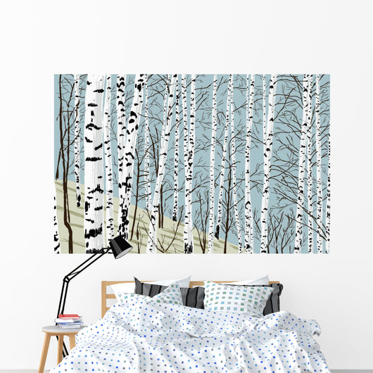 Birchwood Spring Wall Decal