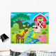 Barnyard Farm Scene Wall Decal