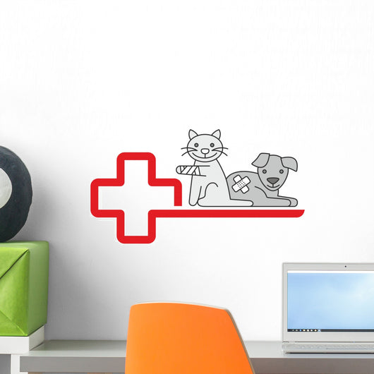 Hund Katze2504a Wall Decal