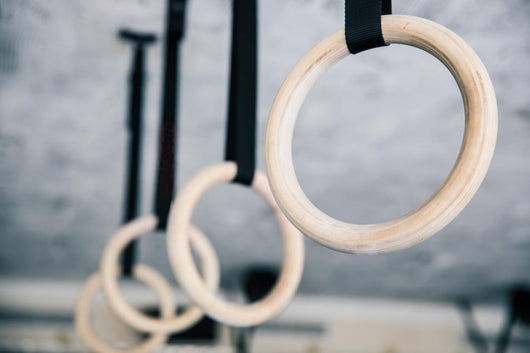 Closeup Image Fitness Rings Wall Decal
