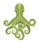 Green Octopus Wall Decal