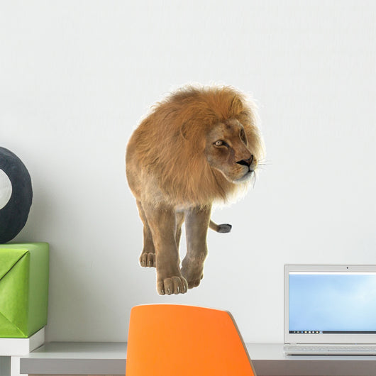 Male Lion Wall Decal