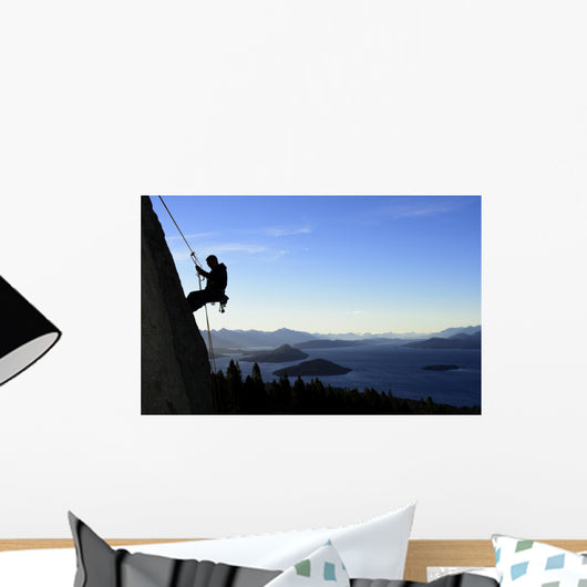 Rock Climbing Patagonia Wall Decal