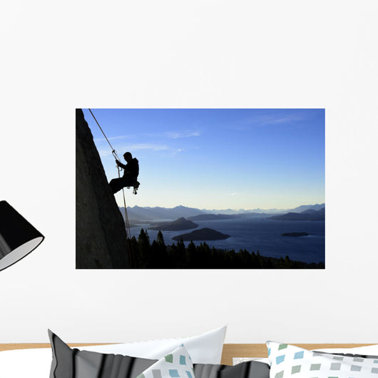 Rock Climbing Patagonia Wall Decal
