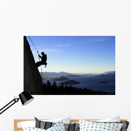 Rock Climbing Patagonia Wall Decal