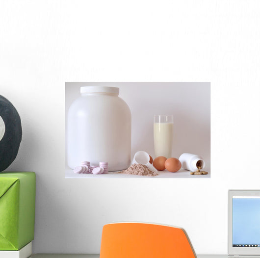 Big Jar Protein Powder Wall Decal