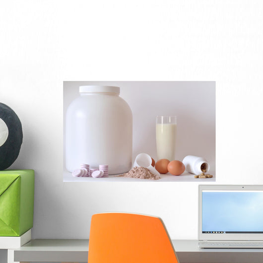 Big Jar Protein Powder Wall Decal
