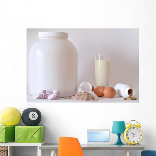 Big Jar Protein Powder Wall Decal