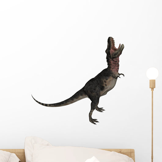 Tarbosaurus dinosaur - 3D render Wall Decal