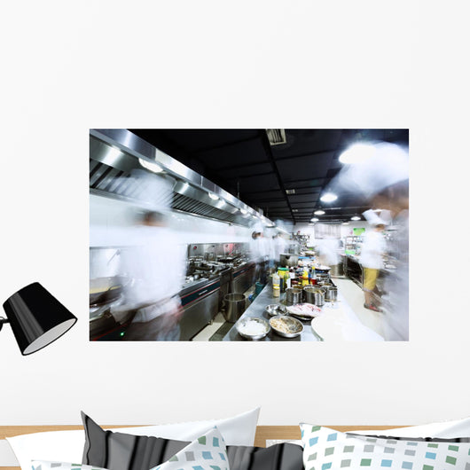 Modern Kitchen and Busy Wall Decal